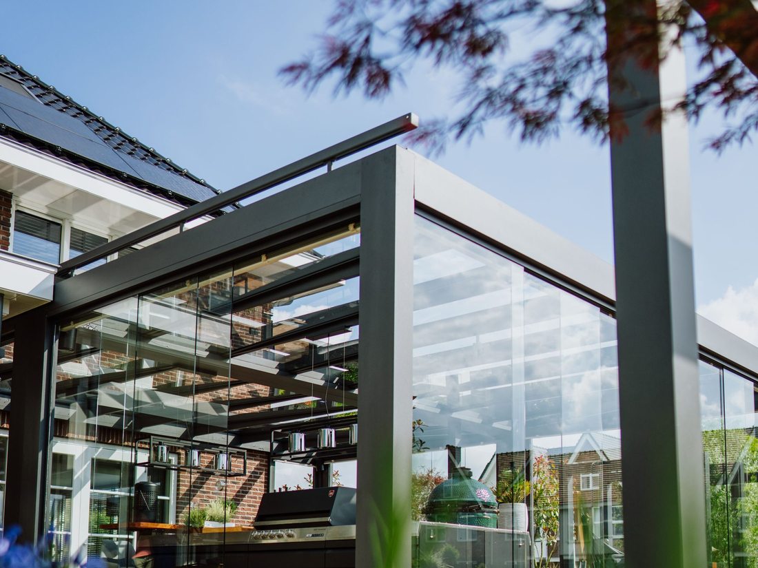 Terrassenüberdachung aus Aluminium — Alusysteme Schwabauer